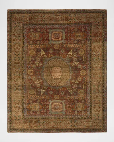 Polo Ralph Lauren Lourens Hand Knotted Rug In Madder Red