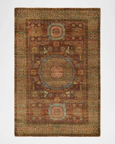 Polo Ralph Lauren Lourens Hand Knotted Rug In Madder Red