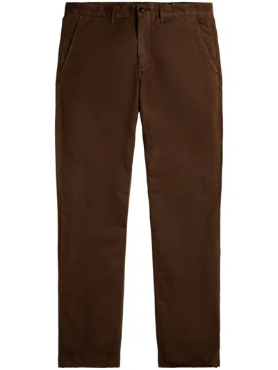 POLO RALPH LAUREN LOW-RISE SLIM-CUT TROUSERS