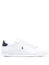 Polo Ralph Lauren Logo-detail Lace-up Sneakers In White