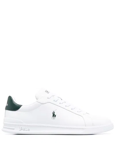 Polo Ralph Lauren Low-top Logo-print Sneakers In White