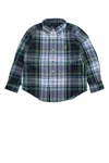 Polo Ralph Lauren Ralph Lauren Kids Camicia A Quadri In 6505whitegreenmulti