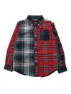 Polo Ralph Lauren Toddler And Little Boys Plaid Cotton Fun Shirt In Multi