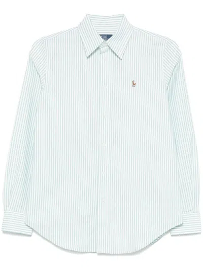 Polo Ralph Lauren Ls Brkn St Long Sleeve Button Front Shirt In White