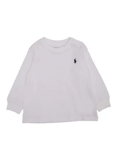 Polo Ralph Lauren Long Sleeved T-shirt In White