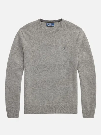 Polo Ralph Lauren Ls Cn Pp Long Sleeve Pullover In Gray