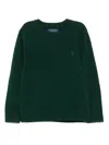 Polo Ralph Lauren Polo Pony-embroidered Sweater In Green