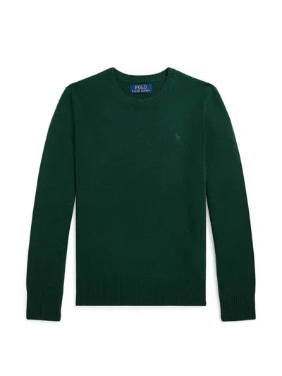 Polo Ralph Lauren Ls Cn Tonal Sweater Pullover In Green