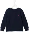 Polo Ralph Lauren Ralph Lauren Kids Felpa Polo Pony Con Ricamo In Cruise Navy