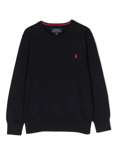 Polo Ralph Lauren Kids' Ls Cn Tops Sweater In Blue
