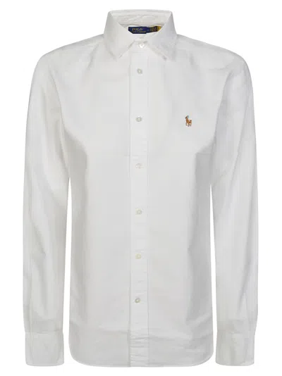 Polo Ralph Lauren Ls Crlte Camicia Oxford In White