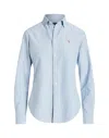 Polo Ralph Lauren Ls Crlte St Long Sleeve Button Front Shirt In Blue