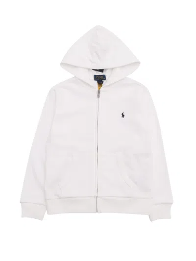 POLO RALPH LAUREN LS FZ HOOD-KNIT SHIRTS-SWEATSHIRT