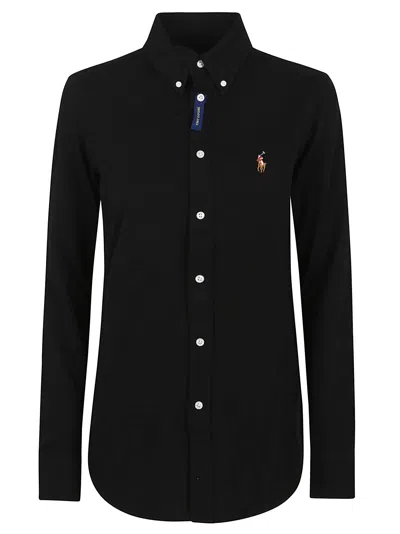 Polo Ralph Lauren Ls Heidi-skinny-long Sleeve-knit In Black