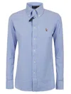 Polo Ralph Lauren Ls Heidi Skinny Long Sleeves Knit Shirt In Harbor Island Blue