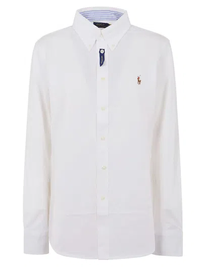 Polo Ralph Lauren Ls Heidi-skinny-long Sleeve-knit In White