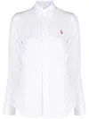 Polo Ralph Lauren Ls Heidi Skinny Long Sleeves Knit Shirt In White