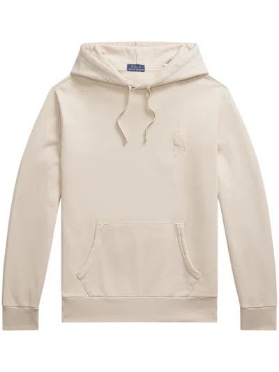 Polo Ralph Lauren Ls Po Hood M3 – Long Sleeve Sweatshirt In Neutral