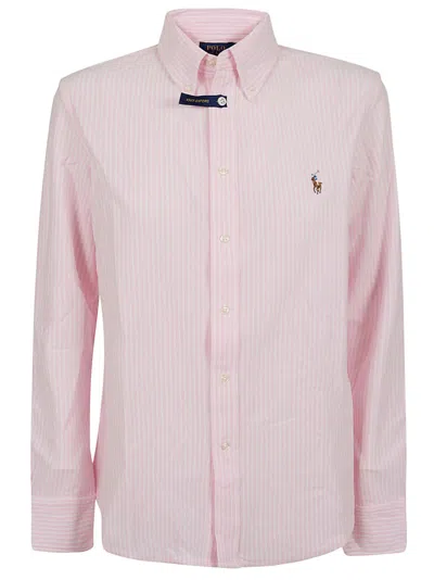 Polo Ralph Lauren Ls Str Heidi-long Sleeve-knit In Pink