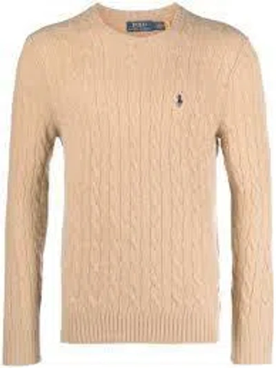 Polo Ralph Lauren Lscablecnpp-long Sleeve-pullover In Neutral