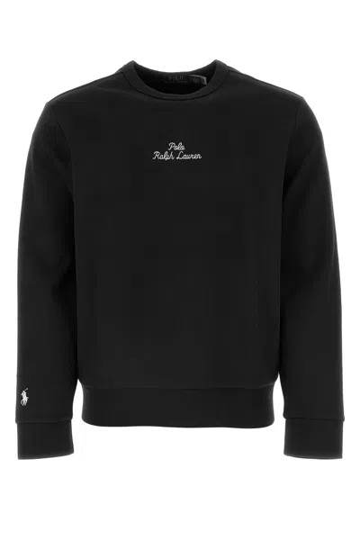Polo Ralph Lauren Lscnm3-long Sleeve-sweatshirt-l Nd  Male In Black