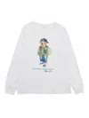 Polo Ralph Lauren Lscnpom4-knit Shirts-t-shirt In White