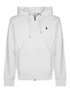 Polo Ralph Lauren Classic Fleece Hoodie In White