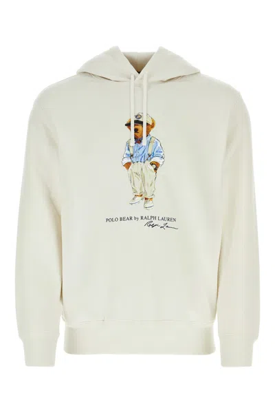 Polo Ralph Lauren Lspohoodm6-long Sleeve-sweatshirt-m Nd  Male In Neutral