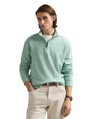 Polo Ralph Lauren Luxury Double Knit Jacquard Pullover In Green