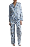 Polo Ralph Lauren Madison Cotton Pajamas In Oxford Blue