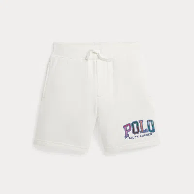 Polo Ralph Lauren Kids' Toddler And Little Boys Madras-logo Fleece Short In Nevis