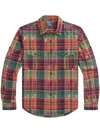Polo Ralph Lauren Madras Shirt In Green