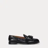 Polo Ralph Lauren Maestra Tassel Calfskin Loafer In Black