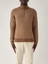 POLO RALPH LAUREN MAGLIA MEZZA ZIP UOMO LANA ARMATURATA SWEATER