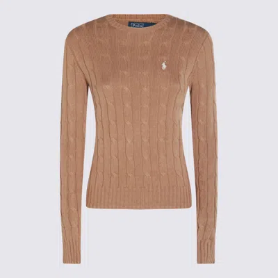 POLO RALPH LAUREN POLO RALPH LAUREN BEIGE COTTON KNITWEAR