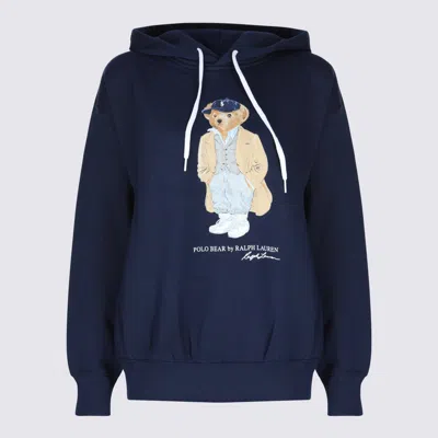 POLO RALPH LAUREN POLO RALPH LAUREN DARK BLUE COTTON SWEATSHIRT