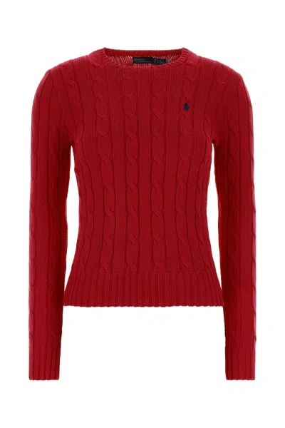 Polo Ralph Lauren Red Cotton Sweater