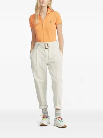Polo Ralph Lauren Majuca Short-sleeve Polo Shirt In Neutral