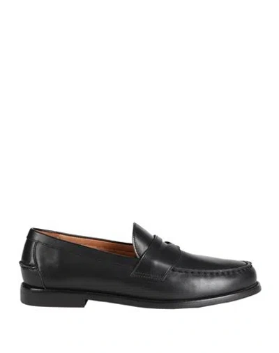 Polo Ralph Lauren Man Loafers Black Size 9 Cow Leather