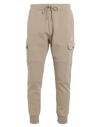 Polo Ralph Lauren Man Pants Sand Size L Cotton, Recycled Polyester In Beige