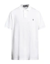 Polo Ralph Lauren Custom Slim Fit Stretch Mesh Polo Shirt In White