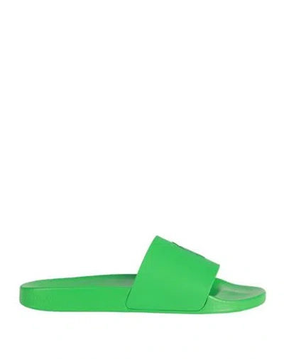 Polo Ralph Lauren Man Sandals Green Size 9 Rubber