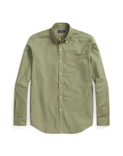 Polo Ralph Lauren Man Shirt Sage Green Size L Cotton