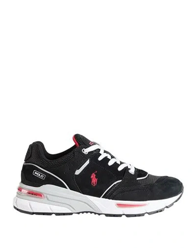 Polo Ralph Lauren Polo Pony Low-top Sneakers In Black