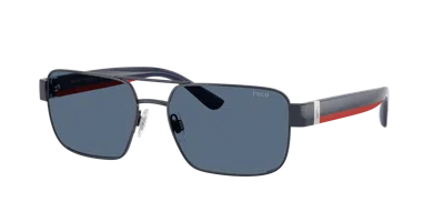 Polo Ralph Lauren Man Sunglass Ph3161 In Dark Blue