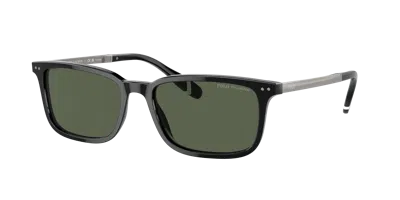 Polo Ralph Lauren Man Sunglasses Ph4212 In Shiny Black
