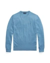 Polo Ralph Lauren Man Sweater Light Blue Size L Merino Wool