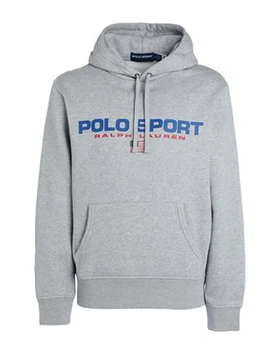 Polo Ralph Lauren Polo Sport Ralph Lauren Man Sweatshirt Grey Size L Cotton, Recycled Polyester