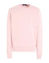 Polo Ralph Lauren Man Sweatshirt Light Pink Size L Cotton