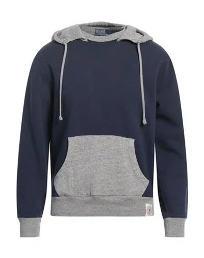 Polo Ralph Lauren Lspohoodm6-long Sleeve-sweatshirt In Navy Blue